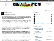 Tablet Screenshot of citizenwausau.com